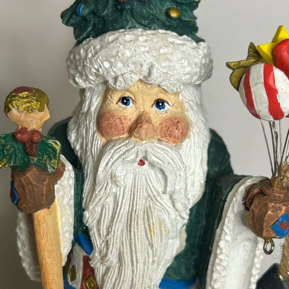 ⭐️ LAST CHANCE SALE! ⭐️ 90s Whimsical Santa Claus Bobble Christmas Figure - Picture 3 of 8